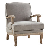 Everama Furniture Leah Linen-Look Armchair