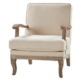 Everama Furniture Leah Linen-Look Armchair