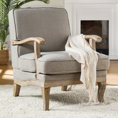 Everama Furniture Leah Linen-Look Armchair