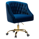 Everama Furniture Estelle Velvet Office Chair