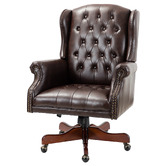 Everama Furniture Genevieve Faux Leather Executive Chair