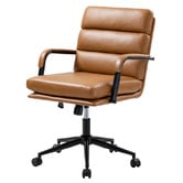 Everama Furniture Nicole Faux Leather Office Chair