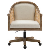 Everama Furniture Annabel Linen-Blend Office Chair