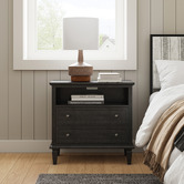 Everama Furniture Elrond 2 Drawer Bedside Table