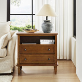 Everama Furniture Elrond 2 Drawer Bedside Table