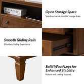 Everama Furniture Elrond 2 Drawer Bedside Table