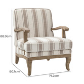 Everama Furniture Luna Upholstered Armchair