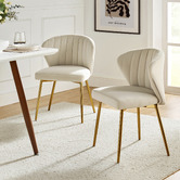Everama Furniture Elowen Velvet Dining Chairs