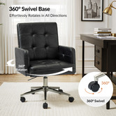 Everama Furniture Monroe Faux Leather Office Chair