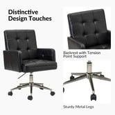 Everama Furniture Monroe Faux Leather Office Chair