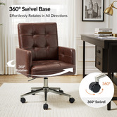 Everama Furniture Monroe Faux Leather Office Chair