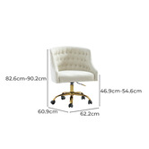 Everama Furniture Estelle Velvet Office Chair