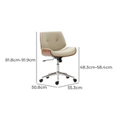 Everama Furniture Francis Faux Leather Office Chair