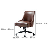 Everama Furniture Remi Faux Leather Office Chair