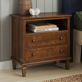 Everama Furniture Elrond 2 Drawer Bedside Table