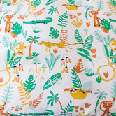 Jack and Ava Wild Jungle Cotton Satin Quilt Cover Set