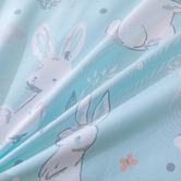 Jack and Ava Sleepy Bunnies Cotton Satin Quilt Cover Set