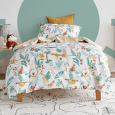 Jack and Ava Wild Jungle Cotton Satin Quilt Cover Set