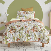 Eddy and Elly Furry Buddies Cotton Comforter Set