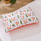 Eddy and Elly Shy Fox Cotton Quilt Cover Set