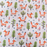 Eddy and Elly Shy Fox Cotton Quilt Cover Set