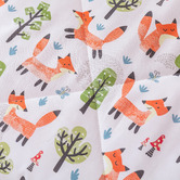 Eddy and Elly Shy Fox Cotton Comforter Set