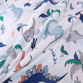 Eddy and Elly Dino Age Cotton Quilt Cover Set