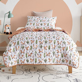 Eddy and Elly Shy Fox Cotton Comforter Set