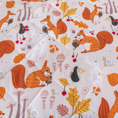 Eddy and Elly Find a Squirrel Cotton Comforter Set
