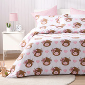 Eddy and Elly Iker Cotton Percale Reversible Quilt Cover Set