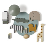 Flexa Toys Flexa 10 Piece Safari Animals Figure Set