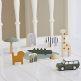 Flexa Toys Flexa 10 Piece Safari Animals Figure Set