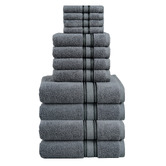 Lane Linen 12 Piece Cotton Bathroom Towel Set