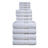 Lane Linen 12 Piece Cotton Bathroom Towel Set