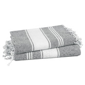 Lane Linen Chambray Cotton Beach Towels