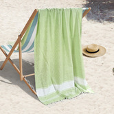 Lane Linen Chambray Cotton Beach Towels