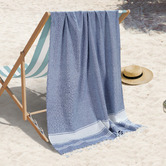 Lane Linen Chambray Cotton Beach Towels