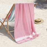 Lane Linen Chambray Cotton Beach Towels