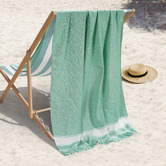 Lane Linen Chambray Cotton Beach Towels