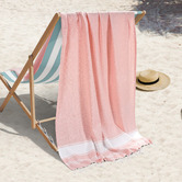 Lane Linen Chambray Cotton Beach Towels