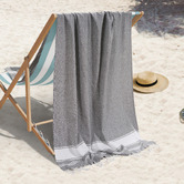 Lane Linen Chambray Cotton Beach Towels