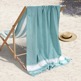 Lane Linen Chambray Cotton Beach Towels
