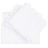 Lane Linen Scallop Cotton Sheet Set