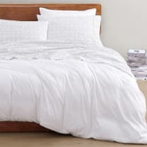 Lane Linen Grey Haze Organic Washed Cotton Sheet Set