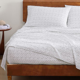 Lane Linen Grey Haze Organic Washed Cotton Sheet Set