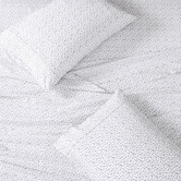 Lane Linen Grey Haze Organic Washed Cotton Sheet Set