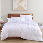 Lane Linen Blue Cobalt Organic Washed Cotton Sheet Set