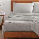 Lane Linen Snowdrop Organic Washed Cotton Sheet Set
