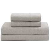 Lane Linen Snowdrop Organic Washed Cotton Sheet Set