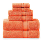Lane Linen 6 Piece Cotton Bathroom Towel Set
